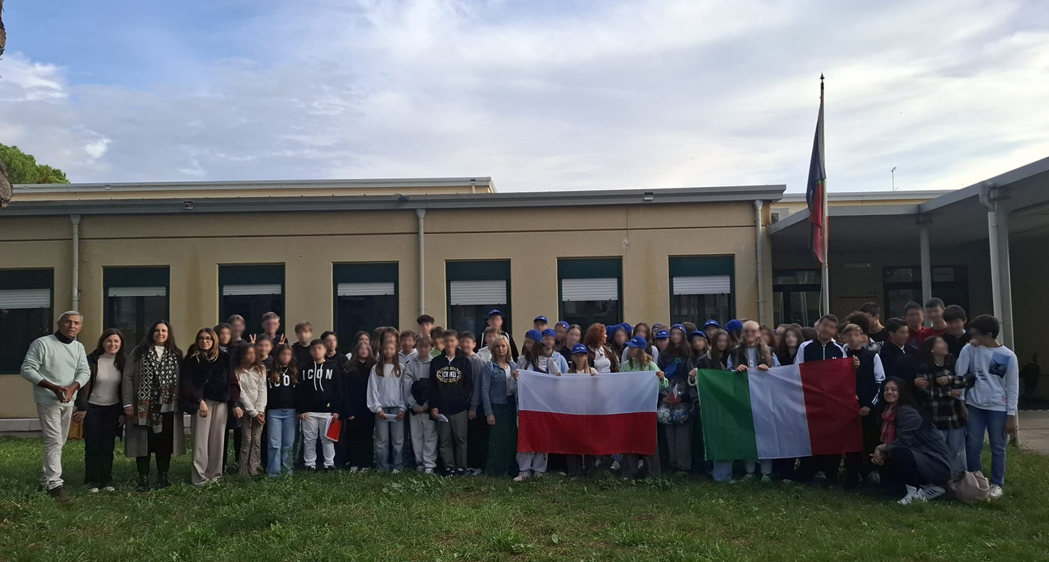 Rząśnia students at our school! A little bit of Poland in San Giovanni in Marignano